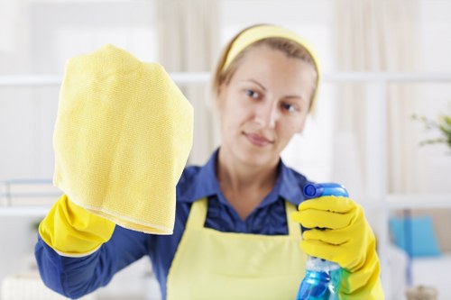 Professional cleaners working in a Richmond upon Thames home
