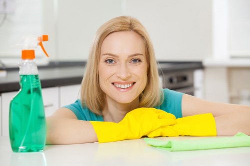Worker sorting recyclable materials at a local transfer station